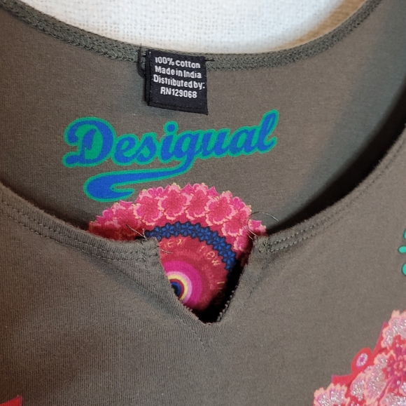 Desigual Mandala Flow Tank Top - Size M - Picture 3 of 5